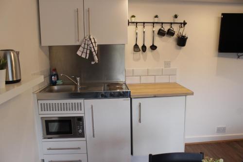 Dapur atau dapur kecil di Superb Studio Flats in City Centre