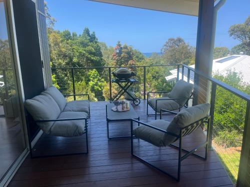 Μπαλκόνι ή βεράντα στο Seaview Oasis Ocean Shores