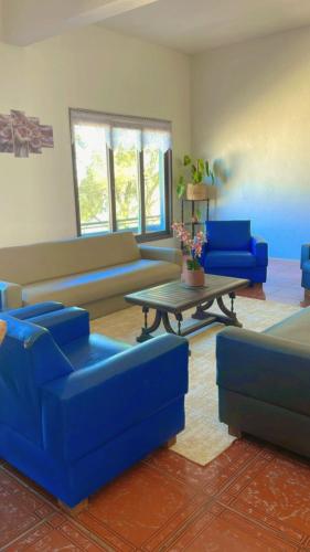 Χώρος καθιστικού στο Hotel Mariluz