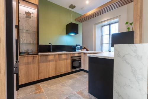 Dapur atau dapur kecil di Le Château de Manon