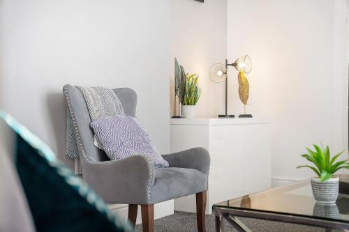 Χώρος καθιστικού στο Spacious 3-Bed Home in South Shields, Sleeps 8