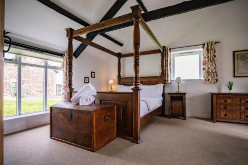 Voodi või voodid majutusasutuse Bligh - Treworgie Barton Cottages toas