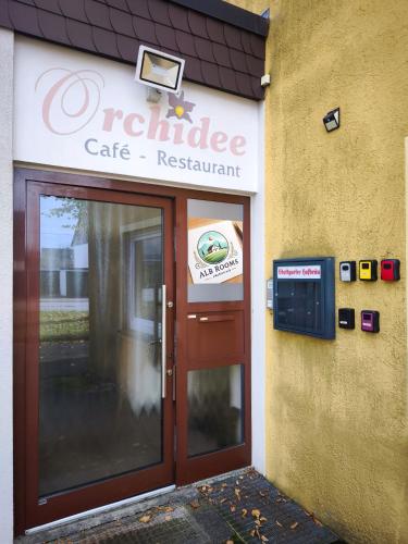 Un certificado, premio, letrero u otro documento en Alb Rooms, Zimmer auf der Schwäbischen Alb