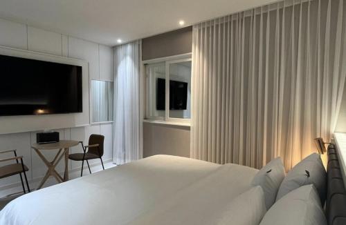 Seosan Hound Hotelにあるテレビまたはエンターテインメントセンター