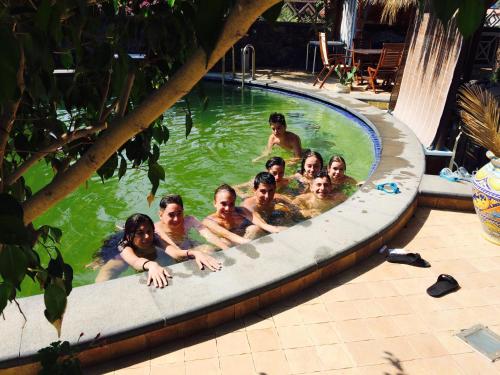 a group of people in a swimming pool at Hotel Al Togo Fitness & Relax in Vulcano