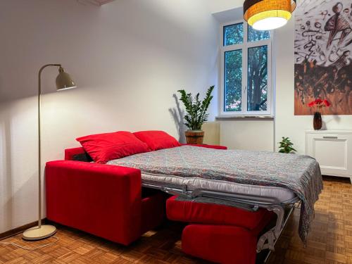 Ένα ή περισσότερα κρεβάτια σε δωμάτιο στο InCentro Apartment - San Daniele del Friuli