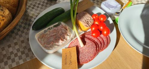 シャレーの敷地内または近くでの食事または食べ物