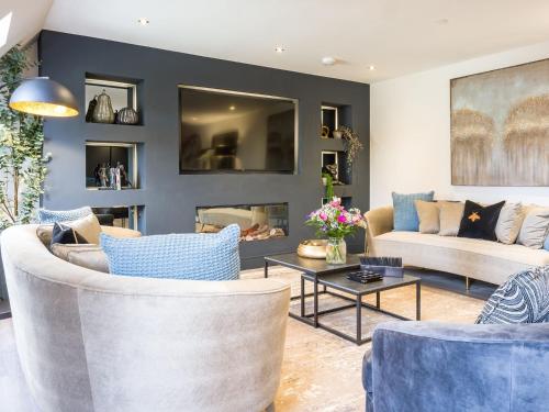 Χώρος καθιστικού στο Arran Shores Suite 13