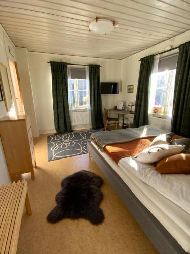 Postel nebo postele na pokoji v ubytování Snöå Bruk Hotell och konferens