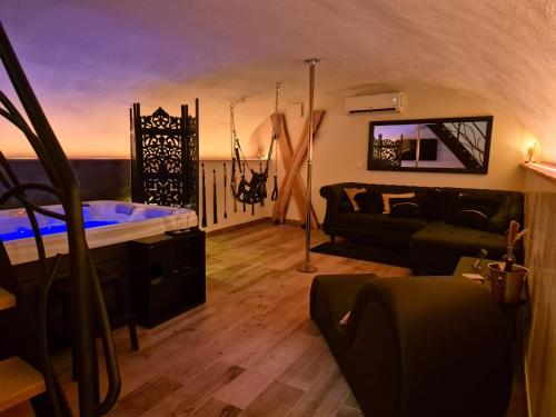 Gîte érotique avec spa privatif
