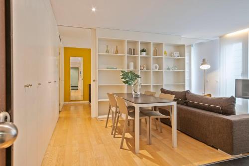 Posezení v ubytování Lugaris Beach Apartments