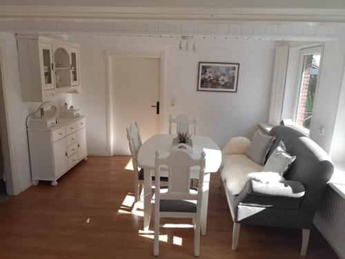 Χώρος καθιστικού στο Ferienwohnung Petrine