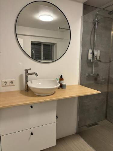 Koupelna v ubytování Cozy 2 room apartment-7 km from airport