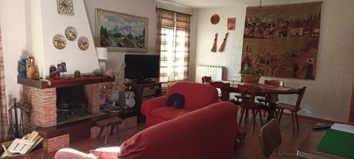 Et opholdsområde på Casa Salvatore