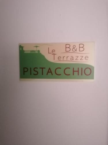 a sign that reads be bc terrance pichacota at B&B Le Terrazze in Crotone