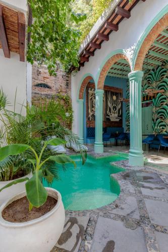 Casa Verde Hotelの敷地内または近くにあるプール