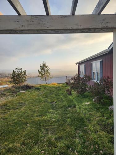 a view from a window of a house at Skyfire Ranch in Caldwell