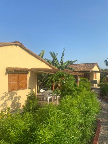 Taman di luar Villa Nemocotier