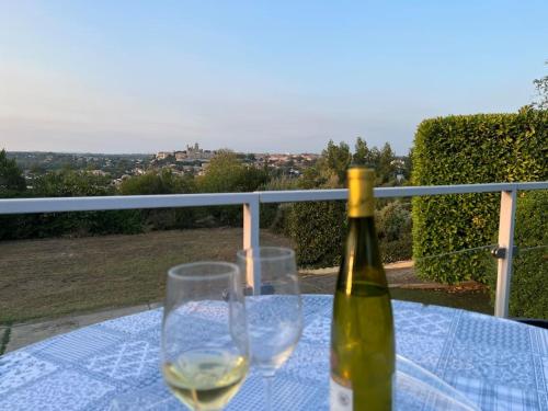 9 Écluses-Canal du midi Logement entier T2 climatisé avec piscine