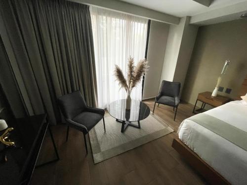 Cama o camas de una habitación en Casa Olea