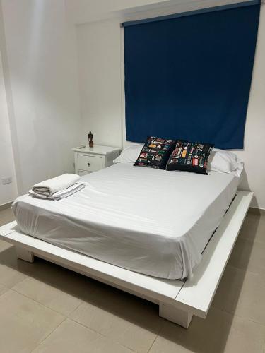 Postel nebo postele na pokoji v ubytování Apartamento a 5 minutos Zona Colonial