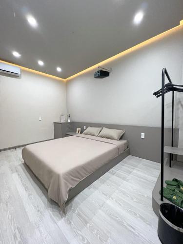 Lều Vịt Homestay Hải Phòngにあるベッド