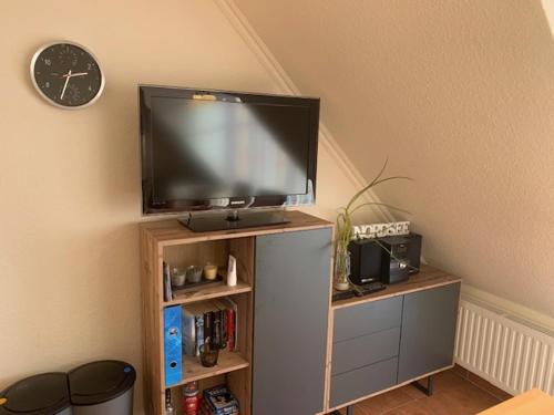 Η κουζίνα ή μικρή κουζίνα στο Strandliebe