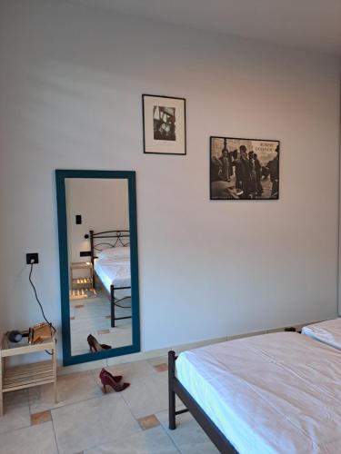 Postel nebo postele na pokoji v ubytování Astak 2