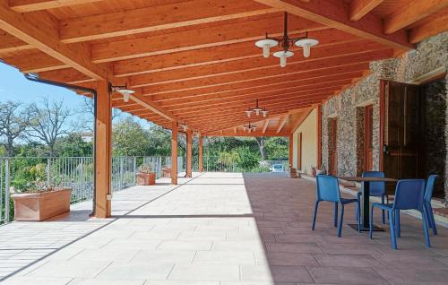 A balcony or terrace at Lovely Apartment In Longobardi Marina