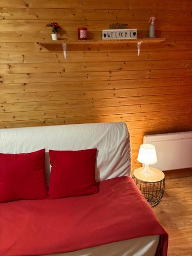 Posezení v ubytování STUDIO CHAMROUSSE 1700 pour 4 personnes - Au calme - Avec WIFI
