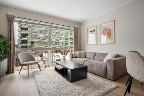 Χώρος καθιστικού στο Aurora Wave Residence
