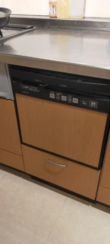 Dapur atau dapur kecil di 2024年open,ｼﾞｬｸﾞｼﾞｰ,ﾌﾟﾛｼﾞｪｸﾀｰ,BBQ台,ﾐﾆﾋﾞﾘﾔｰﾄﾞ,広々65平米,wii,wifi,P2台無料