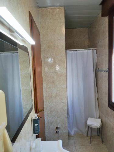 Koupelna v ubytování Hotel Firenze