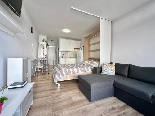 Køkken eller tekøkken på Marina El Muelle