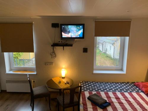 Ένα ή περισσότερα κρεβάτια σε δωμάτιο στο Piiri 12, apartment - 2 big beds - Very Cute Apartment