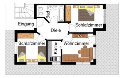 Pelan lantai bagi Villa Nussbaumer