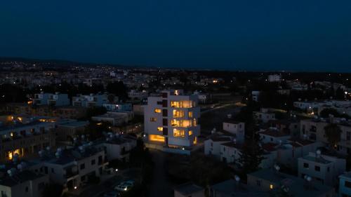 Vista general de Pafos o vistes de la ciutat des de l'apartament