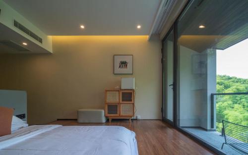 Katil atau katil-katil dalam bilik di Chillmont Resort