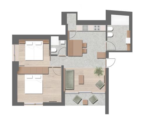 Plano de Appartements Sporting