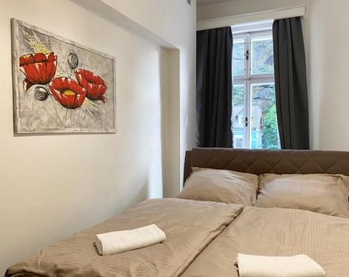 Postel nebo postele na pokoji v ubytování Hotel Labe