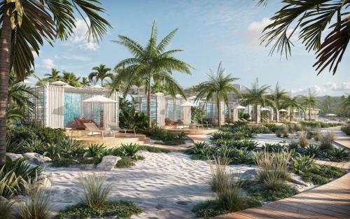 an artist rendering of the resort at W Punta Cana, Adult All-Inclusive in Punta Cana