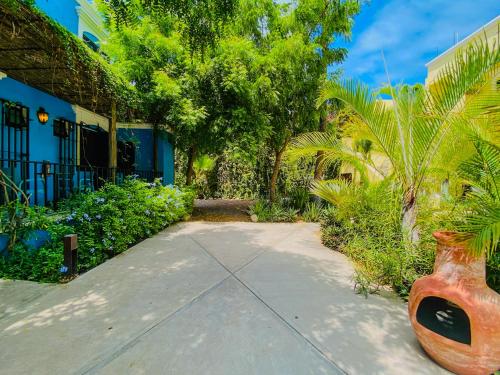 Giardino di Gallo Azul Hotel, en el corazón de Todos Santos