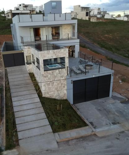 an aerial view of a house at Casa de Charme Camargos in São João del Rei