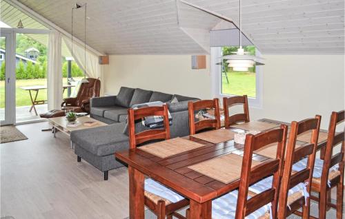 Χώρος καθιστικού στο Holiday Home Lærkevænget Hemmet Xii