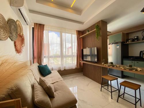 Η κουζίνα ή μικρή κουζίνα στο Flat Intermares