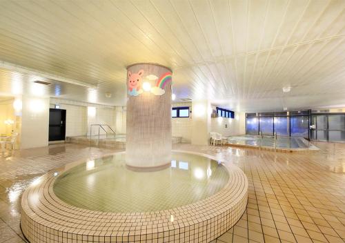 Πισίνα στο ή κοντά στο Aomori Center Hotel