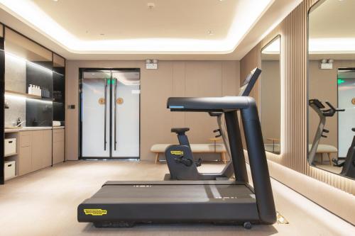 Palestra o centro fitness di JI Hotel Wuhan Baishazhou Hongshan Vanke Plaza Branch