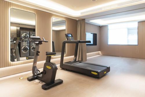 Palestra o centro fitness di JI Hotel Wuhan Baishazhou Hongshan Vanke Plaza Branch