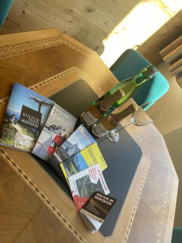 Ein Sitzbereich in der Unterkunft Davenna Loft