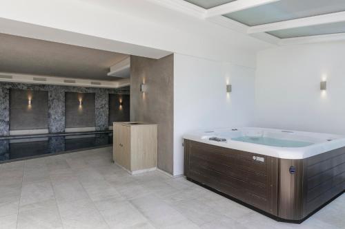 Koupelna v ubytování Hotel Mitlechnerhof